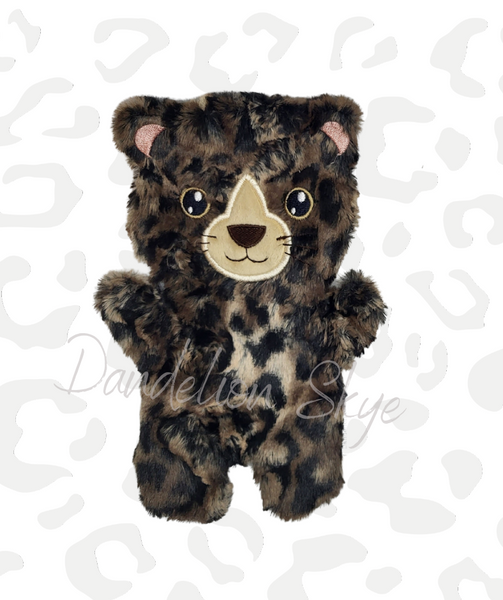 Custom leopard/cheetah stuffie