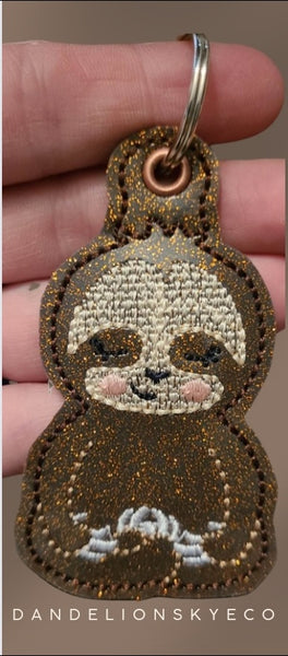 Sloth keychain